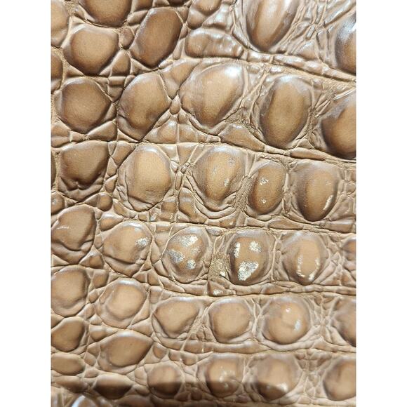 Jimmy Choo Rosabel Large Handbag Day Stainpea Mock Crock Nude Pre-owned Read!!! - Picture 16 of 16